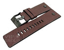 Pulseira Diesel 28mm Dz7314 Marrom Fivela Grafite