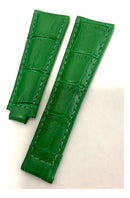 Pulseira Rolex Couro Verde Submariner Daytona 20mm