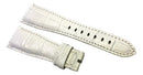 Pulseira Gaga Milano 24x16mm Branca Couro Genuíno