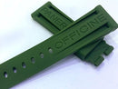 Pulseira Panerai Verde Militar P/ Relógios Originais 22mm