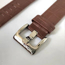 Pulseira Mont Blanc Couro Crocodilo 22mm Marrom