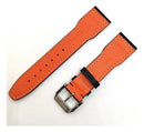 Pulseira Para Iwc Couro Preto 22mm Completo
