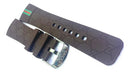 Pulseira Gucci Marrom 26mm Borracha Com Fecho