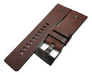 Pulseira Diesel 28mm Dz7314 Marrom Fivela Grafite