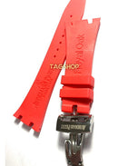 Pulseira Audemars Piguet Vermelha 28mmx17mm Borracha