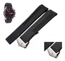 Pulseira Para Relogio Tag Heuer 16 Preta 20mm Completa