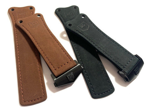 Pulseira Tag Heuer McLaren 22mm de Couro com Fecho