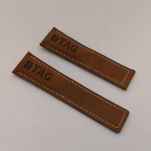 Pulseira Tag Heuer 24mm em Couro Genuíno