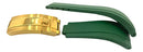 Pulseira- Verde Para Relógio Rolex 20mm Fecho Gold