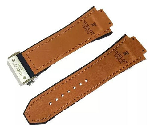 Pulseira de Couro para Relógio Hublot Geneve Original Completa