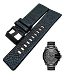 Pulseira Diesel 10bar 26mm Couro Preto Com Fivela Premium Co