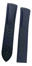 Pulseira Omega Preta 20x18mm Borracha Resistente