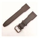 Pulseira Para Iwc Couro Marrom 22mm Completo