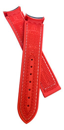 Pulseira Omega Nylon 20x18mm Azul E Vermelho Linha Premium