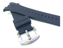 Pulseira Borracha Ax Armani Preto Completo