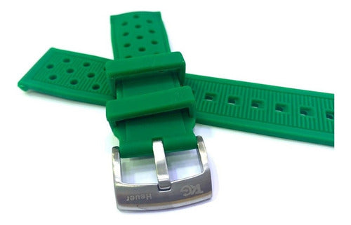 Pulseira de Silicone Tag Heuer Aquaracer para Relógios de 22mm