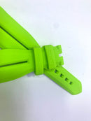 Pulseira Silicone Gaga Milano 24mm Verde Limão