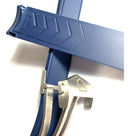 Pulseira Tag Heuer Azul 21,5mm com Fecho Prata