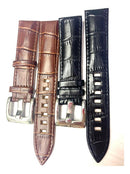 Pulseira 20mm Mont Blanc Couro Marrom