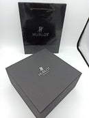 Caixa Hublot De Luxo Certificado E Livreto De Instrução