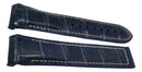 Pulseira Omega 22mm Seamaster - Speedmaster Azul Couro