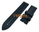 Pulseira De Silicone Preta 23mm Para Relogio Armani Ar0527
