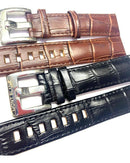Pulseira 20mm Mont Blanc Couro Marrom