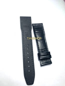 Pulseira Iwc Preta Couro 20mmx18mm