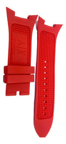 Pulseira A/x Vermelha 22mm Borracha