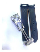 Pulseira de Borracha Preta Omega Seamaster 22mm Completa