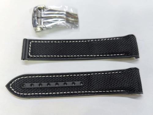 Pulseira Omega 22mm Seamaster Nylon Completo