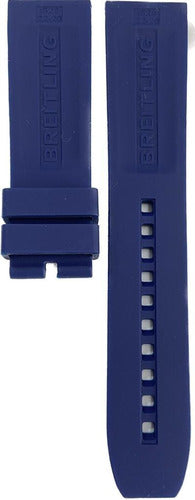 Pulseira Relógio Em Silicone 22mm P/ Marca Breitling