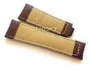 Pulseira de Couro Rolex 20mmx16mm Marrom