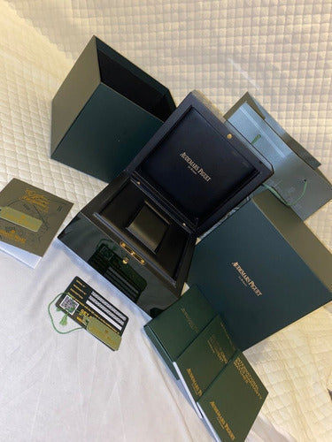 Caixa Verde Audemars Piguet Royal Oak Todos Os Documentos
