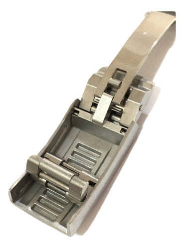 Fecho Rolex C/ Ajuste 20mm Aço Escovado Glidelock System
