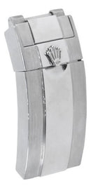 Fecho Rolex com ajuste de 20mm em aço escovado