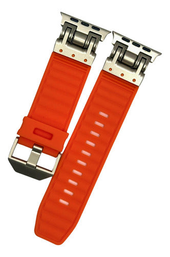 Pulseira P/ Smartwatch 42/44/45 Ultra 49mm Titanium Relógio