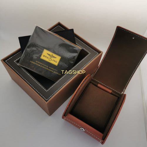 Caixa Estojo Breitling Certificado E Manual Completo