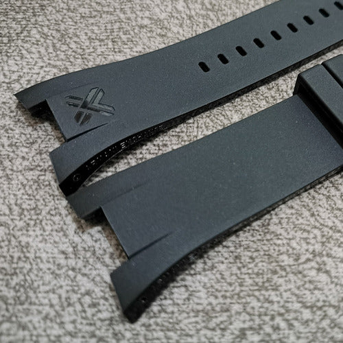 Pulseira Borracha Para Armani Exchange Completa Com Fivela