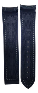 Pulseira Omega 22mm Seamaster - Speedmaster Azul em Couro