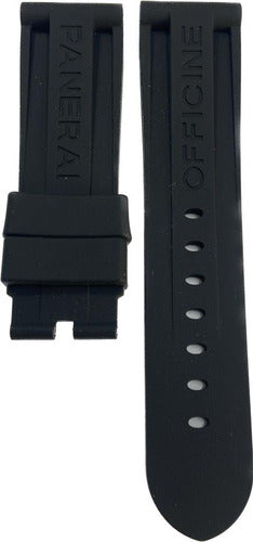Pulseira Para Relógio Panerai Em Silicone 24mm