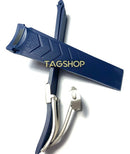 Pulseira Tag Heuer 21.5mmx18mm Borracha Azul Fecho Aço