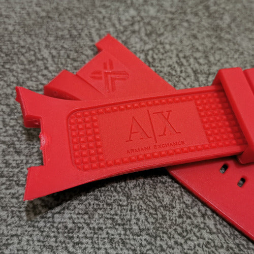 Pulseira Borracha Para Armani Exchange Completa Com Fivela