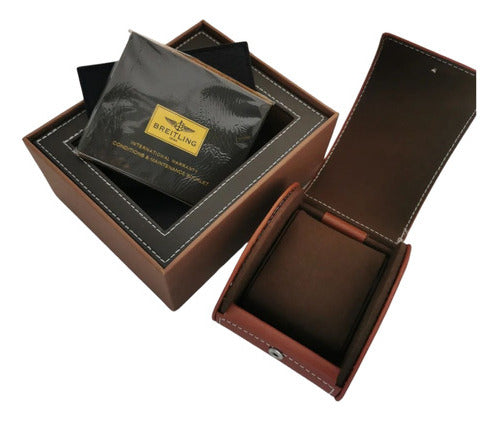 Caixa Estojo Breitling Certificado E Manual Completo