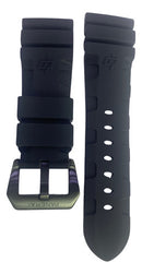 Pulseira de Relógio Panerai Submersible 26mm Preta com Fecho