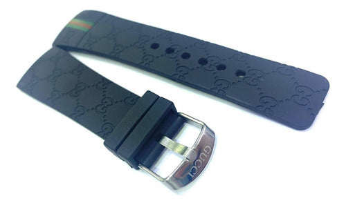 Pulseira Gucci Silicone 26mm Completo