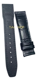 Pulseira IWC Preta de Couro 20mmx18mm