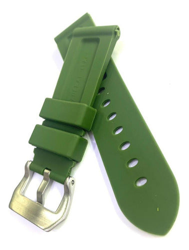 Pulseira Panerai Verde P/ Relógios Originais 24mm Completo
