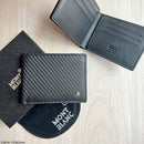 Carteira de Couro Genuíno Mont Blanc 112x82mm