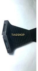 Pulseira Porsche 28mmx22mm Preta de Borracha